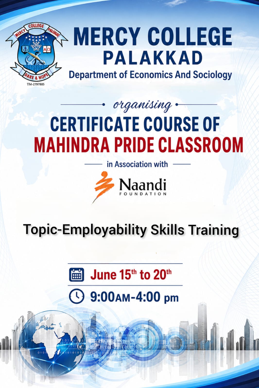CERTIFICATE COURSE OF MAHINDRA PRIDE CLASSROOM